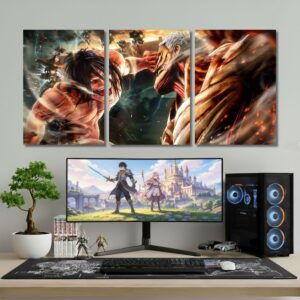 attack on titan | set of 3