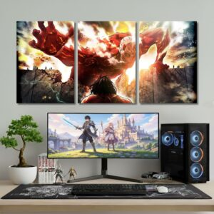 attack on titan | set of 3