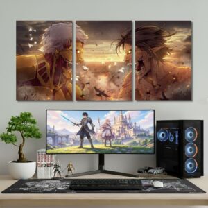 attack on titan | set of 3