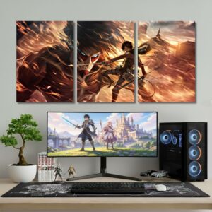 attack on titan | set of 3